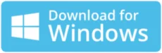 Light blue rectangular button with the Windows logo on the left and white text that reads "Download for Windows"—perfect for easy access to your favorite Windows applications.